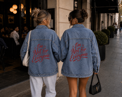 I'm not for everyone Denim Jacket