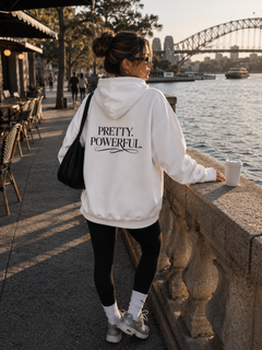PRETTY. POWERFUL. Hoodie black