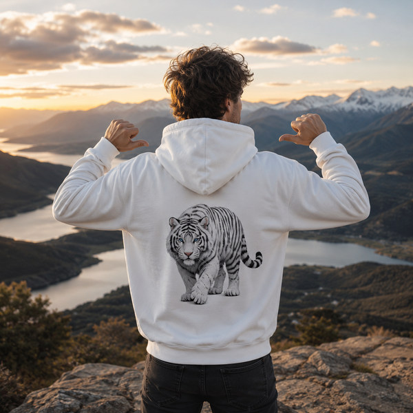 White Tiger Hoodie