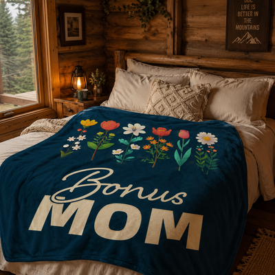 Bonus Mom – Jersey Fleece Blanket