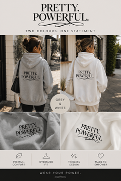 PRETTY. POWERFUL. Hoodie black