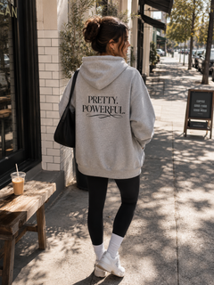 PRETTY. POWERFUL. Hoodie black