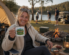 Golf Humour Colourful Camping Mug