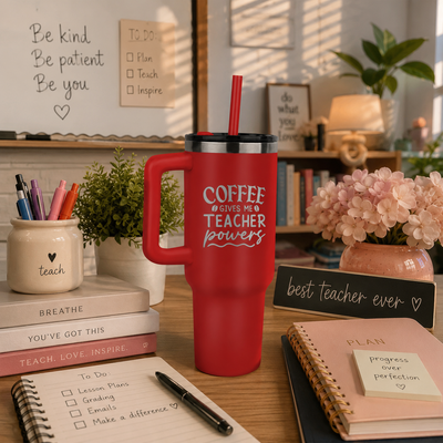 Coffee Gives Me Powers - Teachers Mug