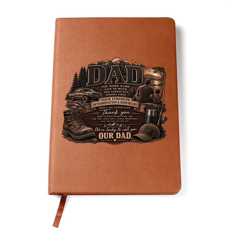Dad Gift Wrapped Graphic Journal - Our Dad