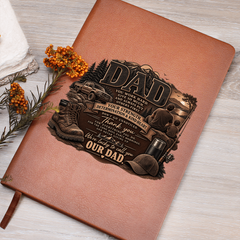Dad Gift Wrapped Graphic Journal - Our Dad