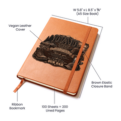 Dad Gift Wrapped Graphic Journal - Our Dad
