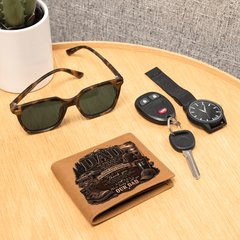 Dad Graphic Leather Wallet - Our Dad