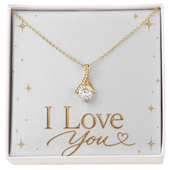 Alluring Beauty Necklace - Yellow & White Gold Variants