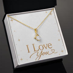 Alluring Beauty Necklace - Yellow & White Gold Variants