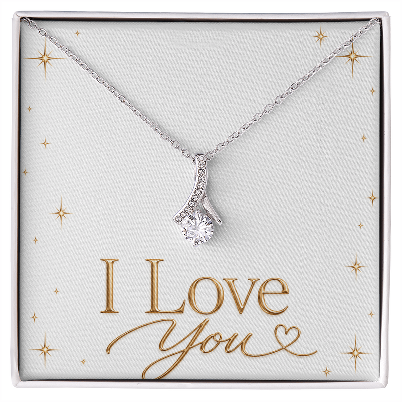 Alluring Beauty Necklace - Yellow & White Gold Variants