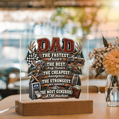 Best Dad Square Acrylic Plaque