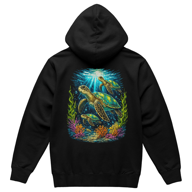 Vibrant Turtle Hoodie