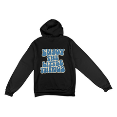 Blue Enjoy the little things Hoodie