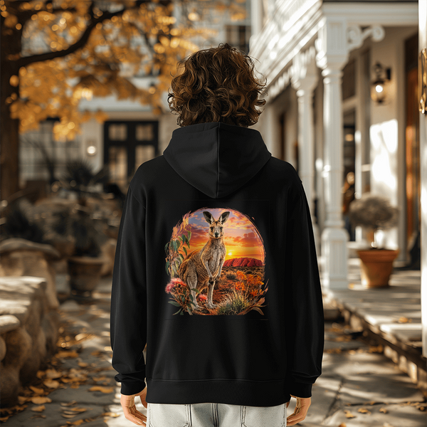 Vibrant Kangaroo Hoodie