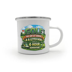 Golf Humour Colourful Camping Mug